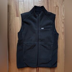Figs Fleece vest charcoal gray size medium